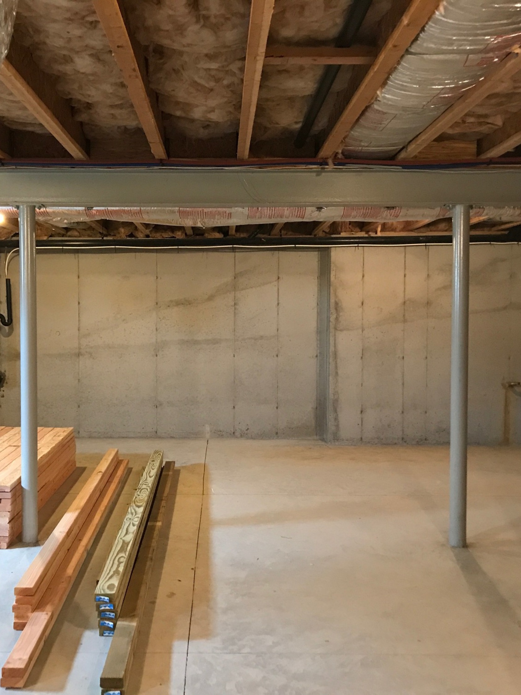 before Basement Renovation